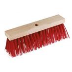 Balai cantonnier large 42 cm extra grob - poil rouge - kerbl