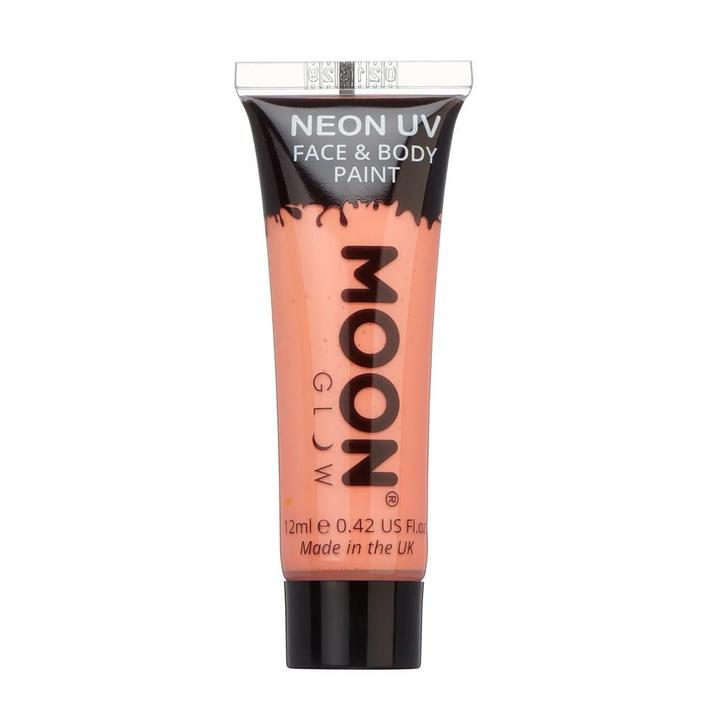 Moon Glow Pastel Neon UV Face Paint Pastel Coral 12ml, Hobby en Vrije tijd, Feestartikelen, Nieuw, Verzenden