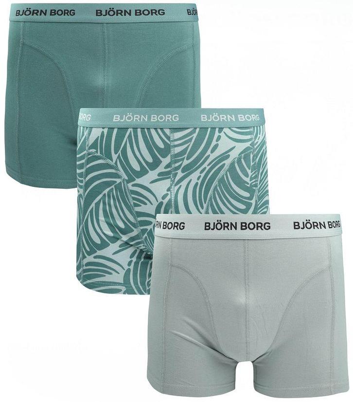 Bjorn Borg Boxers 3Pack Groen maat M Heren, Kleding | Heren, Ondergoed, Groen, Boxer, Verzenden