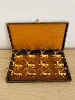 Messensteun (12) - Verguld messing - Edelhertenjacht Art