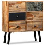 vidaXL Wandkast met 6 lades 70x30x76 cm massief gerecycled