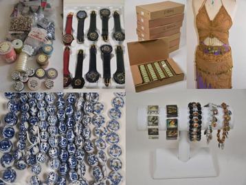 Veiling van partijen vintage kralen en hobbymaterialen