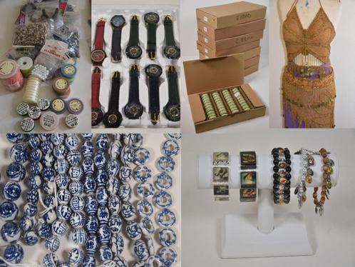 Veiling van partijen vintage kralen en hobbymaterialen, Hobby en Vrije tijd, Kralen en Sieraden maken, Nieuw