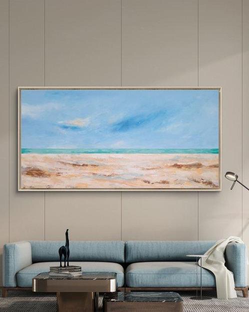 Gaby Acevedo - Marina mediterránea nº4 (XXL) - No Reserve, Antiek en Kunst, Kunst | Schilderijen | Modern