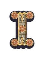 VERSACE ALFABET - Letter i (Bianco/Oro) / Vloertegel en, Ophalen of Verzenden, Nieuw