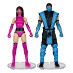 Mortal Kombat Action Figure 2-Pack Sub-Zero vs. Mileena (Kla, Collections, Ophalen of Verzenden