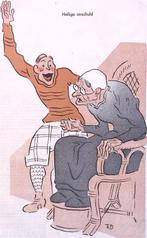 Spotprent over Jacques van Egmond(?) (lijst optie, Lithos), Verzenden