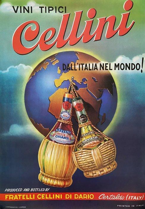 Anonymous - Vini Tipici Cellini - Chianti Orvieto - Années, Antiek en Kunst, Kunst | Tekeningen en Fotografie