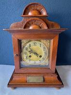 Klok - Brons, Hout - 1900-1910, Antiek en Kunst