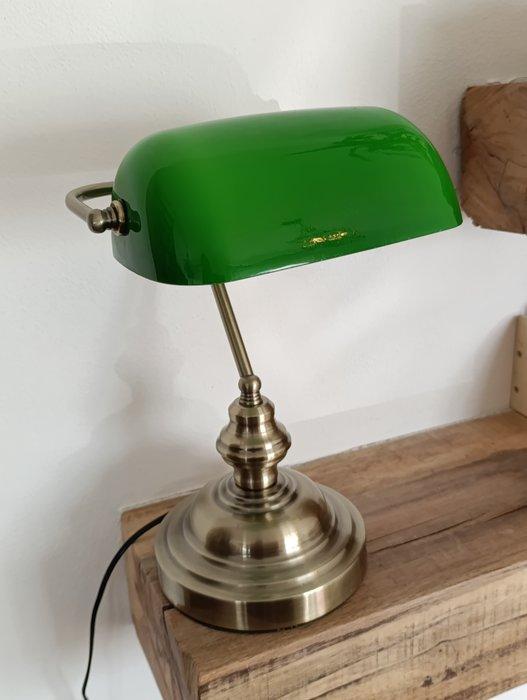 Bankierslamp - Glas, Antiek en Kunst, Curiosa en Brocante