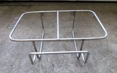 RVS Wand schap, wandrek, Ophang schap met 6 haken B69,5 x, Zakelijke goederen, Kantoor en Winkelinrichting | Magazijn, Stelling en Opslag