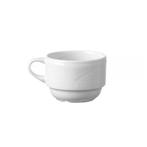 Espressokopjes | SATURN | Porselein | Wit | 9cl | 12 Stuks, Verzenden, Nieuw in verpakking