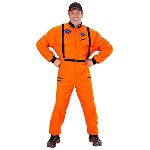 Astronauten Pak Oranje Heren Ruimte, Kleding | Heren, Carnavalskleding en Feestkleding, Nieuw, Verzenden