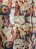 300x280cm! Stof “Geishe e parasole” – Japanse elegantie op