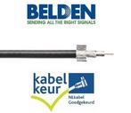 Belden CX9D0 Coax 9 DuoBond+ PVC Kabelkeur zwart per meter, Doe-het-zelf en Bouw, Nieuw, Ophalen of Verzenden