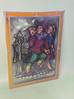 Vitrail - 1950-1960 - Vlaamse Loodraam - 38cm