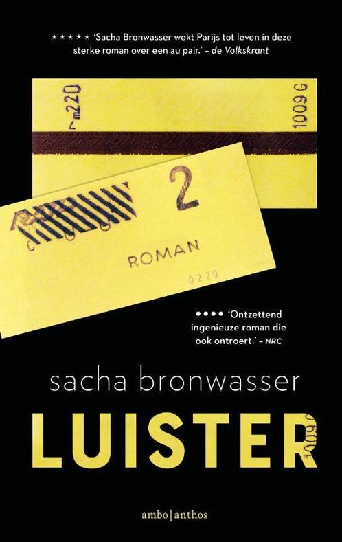 Luister 9789026366567 Sacha Bronwasser, Boeken, Overige Boeken, Gelezen, Verzenden