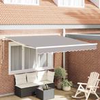 vidaXL Inklapbare Luifel Lichtgrijs 350 x 250 cm Stof, Verzenden, Nieuw