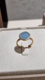 Marco Bicego - Ring - 18 karaat Geel goud Aquamarijn, Handtassen en Accessoires, Nieuw