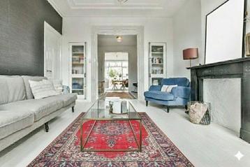 Rood klassiek vintage - Vloerkleed - 285 cm - 170 cm - met beschikbaar voor biedingen