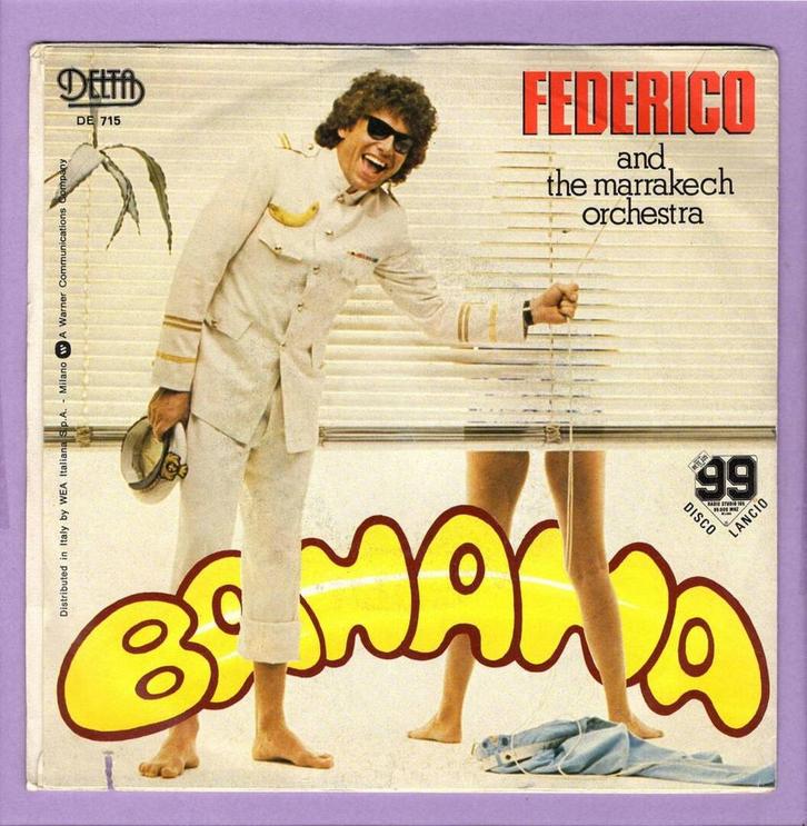 Federico And The Marrakech Orchestra – Banana / (Instrumenta, CD & DVD, Vinyles Singles, Enlèvement ou Envoi