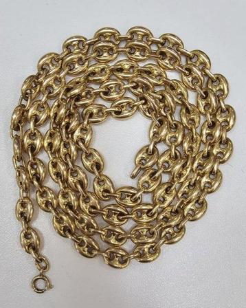 Collier - 18 carats Or jaune - Pull marin fait main beschikbaar voor biedingen