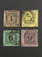 Duitsland 1851/1869 - Guten Briefmarke Partijen Oude Duitse, Postzegels en Munten, Gestempeld