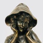 Beeld, Buste meisje - 35 cm - Composiet