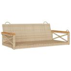 Schommelbank 109cm Rattan | Retour Deal | Buiten Relaxen!, Tuin en Terras, Verzenden, Nieuw, Rotan, Schommelbank