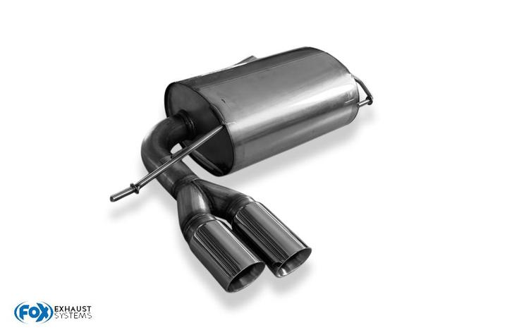 FOX VW Tiguan 5N - 4motion einddemper - 2x80 Type 25, Auto-onderdelen, Uitlaatsystemen, Nieuw, Verzenden