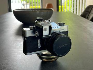 Minolta SR-1 + MC Rokkor-PF 2/50mm + werkende, Audio, Tv en Foto, Fotocamera's Analoog, Nieuw