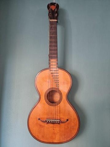Chitarra Romantica XIX secolo Firmata Luigi Ventura - -