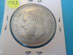 België. Leopold II. 5 Francs 1866 met Punt
