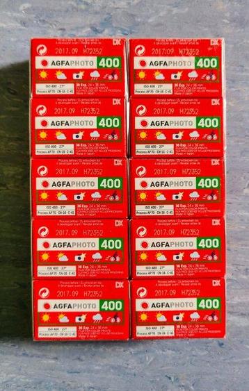 Agfa Vista 400/36 - sealed 10 Pack | Ongebruikte fotofilm, Audio, Tv en Foto, Fotocamera's Analoog, Nieuw