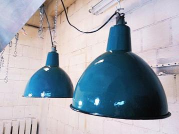 KWE - Lampe à suspendre (2) - Obg2 - Acier, Émail