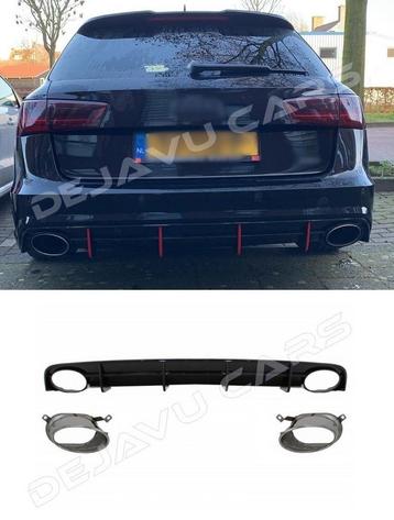 RS6 Look Diffuser voor Audi A6 C7.5 Facelift S line / S6, Ophalen of Verzenden