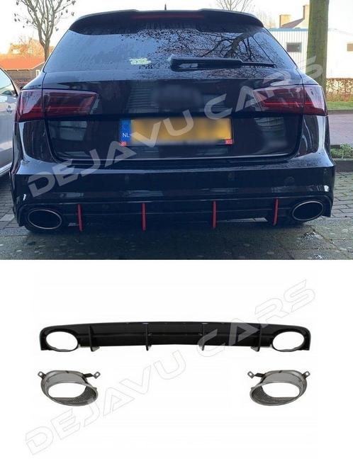 RS6 Look Diffuser voor Audi A6 C7.5 Facelift S line / S6, Auto diversen, Tuning en Styling, Ophalen of Verzenden