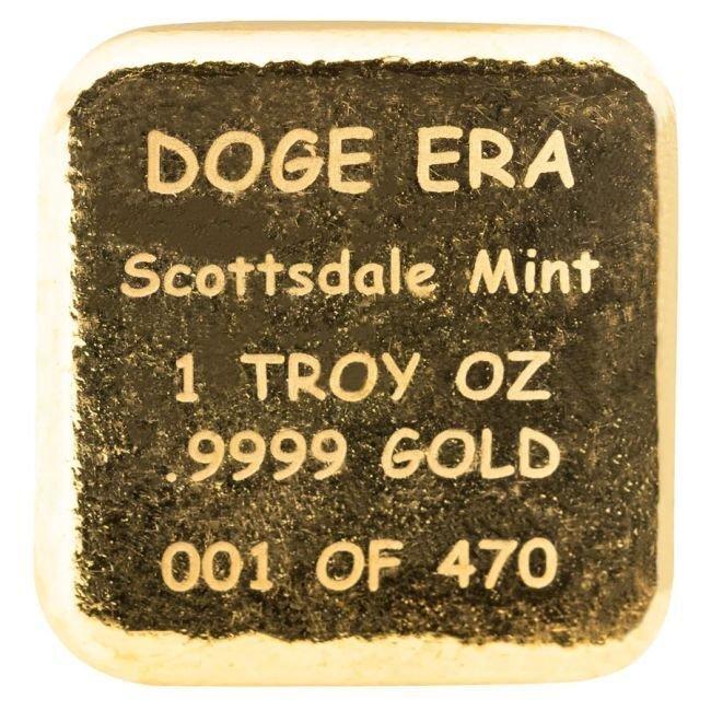 1 Troy Ounce - Goud - 1 oz 9999 Fine Gold Cast Bar, Postzegels en Munten, Edelmetalen en Baren