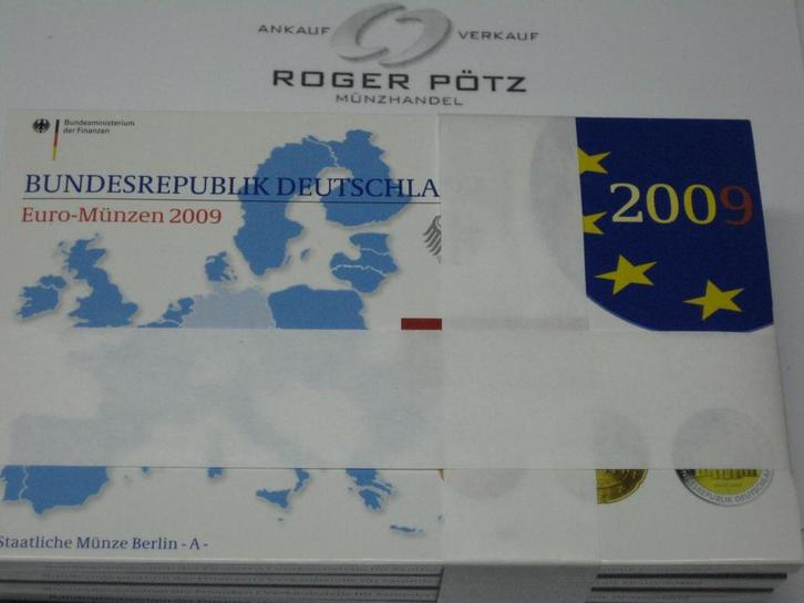 29,40 Euro Brd Kursmuntset 2009 A D F G J komplett polier..., Postzegels en Munten, Munten | Europa | Euromunten, België, Verzenden