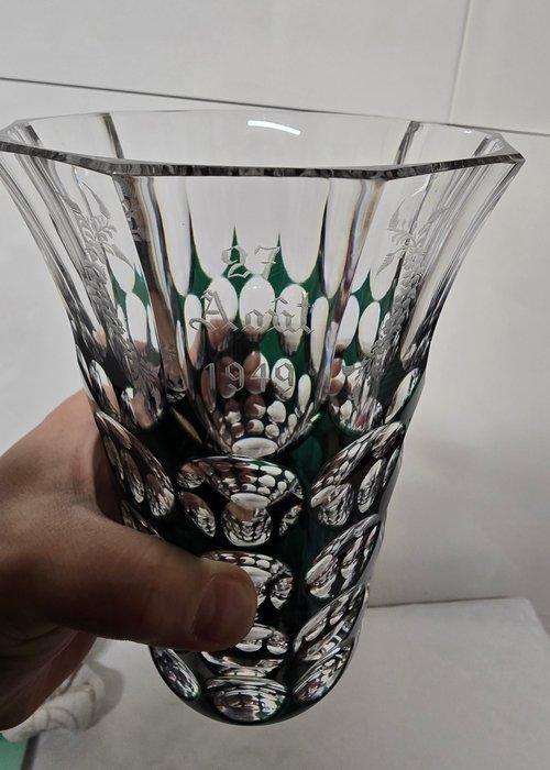 Val Saint Lambert - Vaas - Kristal - Val Saint Lambert vaas, Antiek en Kunst, Antiek | Glaswerk en Kristal