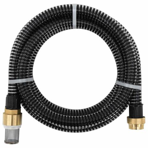 vidaXL Zuigslang met messing koppelingen 1,1 10 m PVC, Tuin en Terras, Tuinslangen, Nieuw, Verzenden