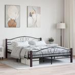 vidaXL Cadre de lit Noir Métal 160 x 200 cm, Maison & Meubles, Chambre à coucher | Lits, Neuf, Verzenden