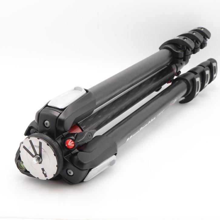 Manfrotto MT055CXPRO4 carbon statief | Tweedehands, Audio, Tv en Foto, Fotografie | Statieven en Balhoofden, Zo goed als nieuw