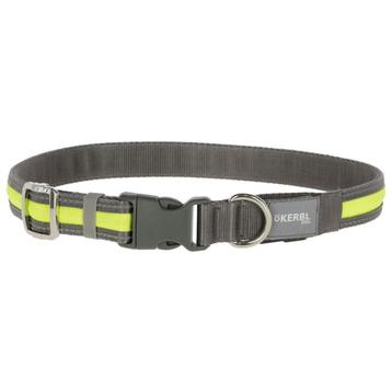 Lichtgevende halsband light & reflex, neon geel, 35-50 cm,