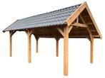 Veiling - Douglas Kapschuur met dakpanplaat 779x360x325 cm, Jardin & Terrasse, Verrières