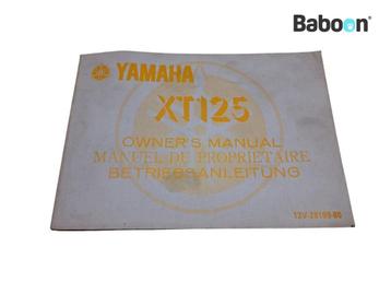 Instructie Boek Yamaha XT 125 (12V) 1982-1984 (XT125), Motoren, Verzenden, Gebruikt