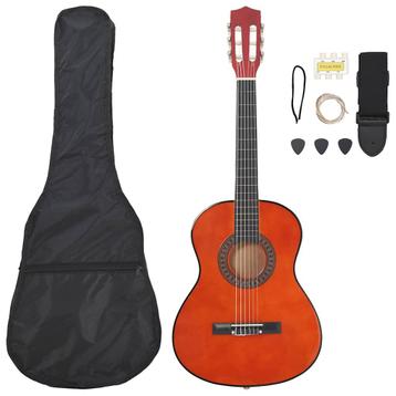 vidaXL 8-delige Gitaarset klassiek beginner 3/4 36, Verzenden
