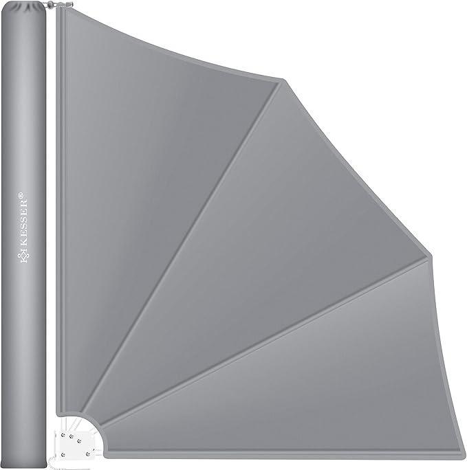 Balkonscherm opvouwbaar 140x140cm - met, Tuin en Terras, Zonneschermen, Verzenden