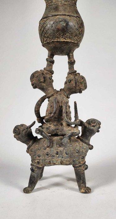 Bronzen doos in de vorm van een Sao Medicinale Schildpad -, Antiek en Kunst, Kunst | Niet-Westerse kunst