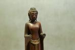 Houten Boeddha-beeld uit Thailand, hoogte 36 cm - Thailand